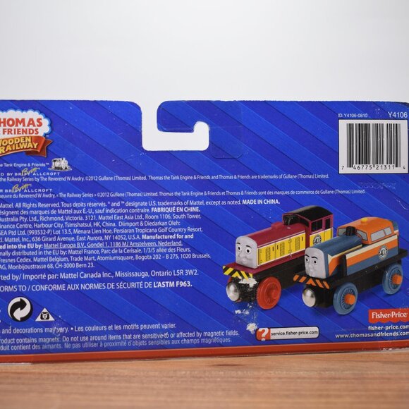 Den & Dart Thomas & Friends Wooden Railway Vicarstown Fisher Price Sealed New - Picture 9 of 9